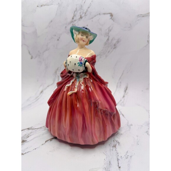 Vintage Royal Doulton Figurine Genevieve HN1962  England Old Mark - Excellent - Picture 1 of 10